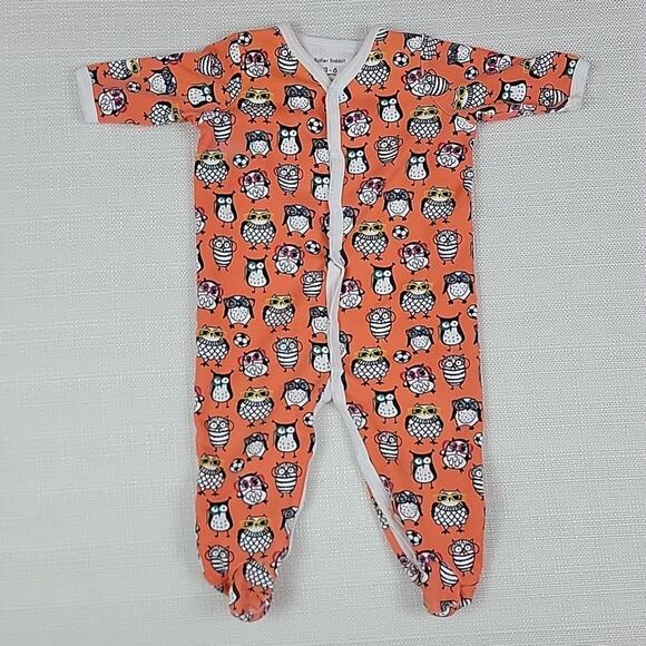Roller Rabbit pima cotton footed coverall sleeper bundle 3-6M - Picture 4 of 16